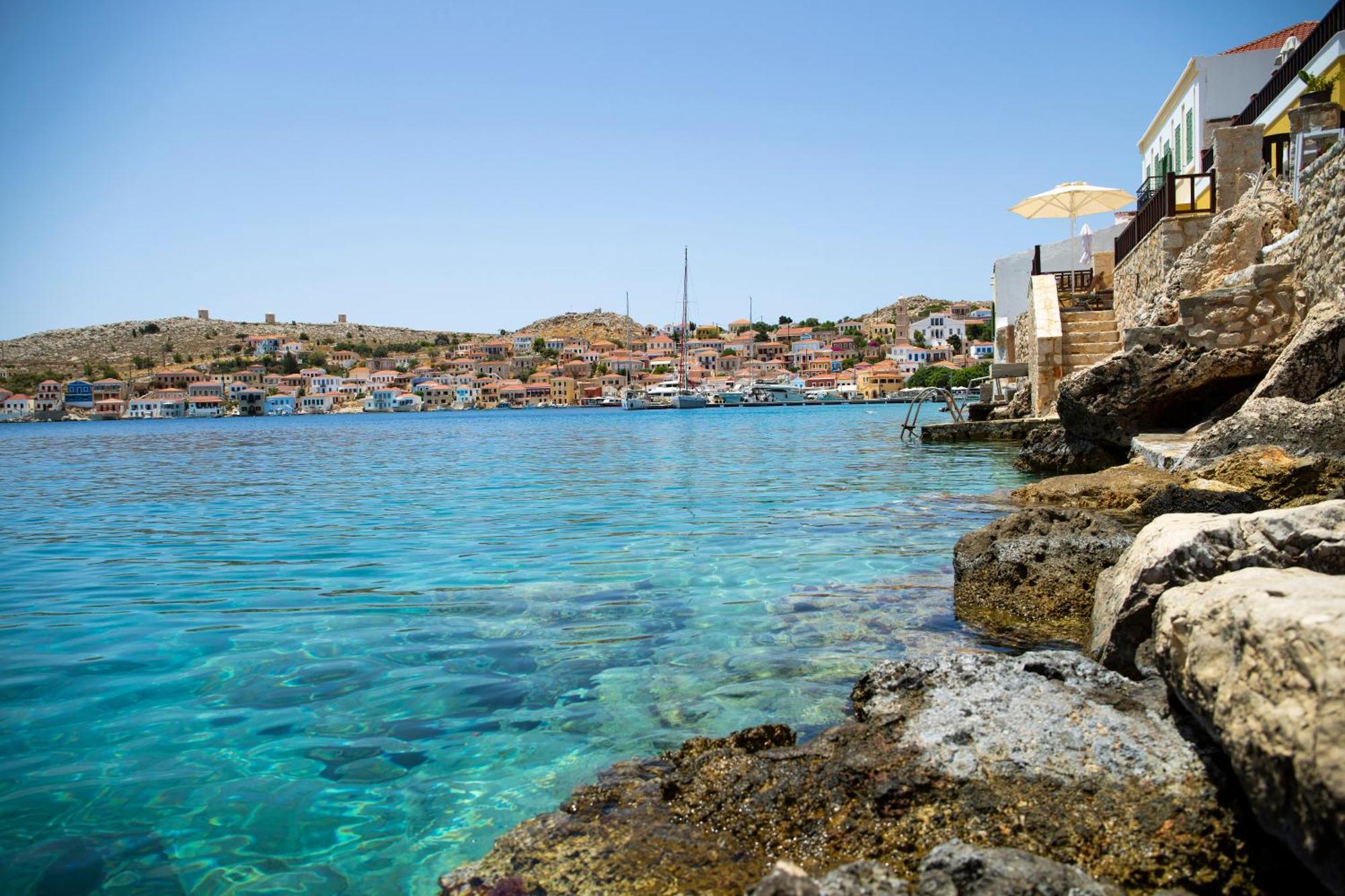 Villa Electra Chalki Town Buitenkant foto